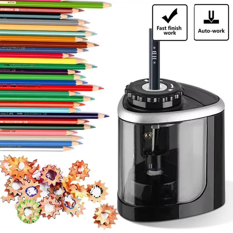 Electric Pencil Sharpener Usb - Przenośna elektryczna temperówka automatyczna do ołówków