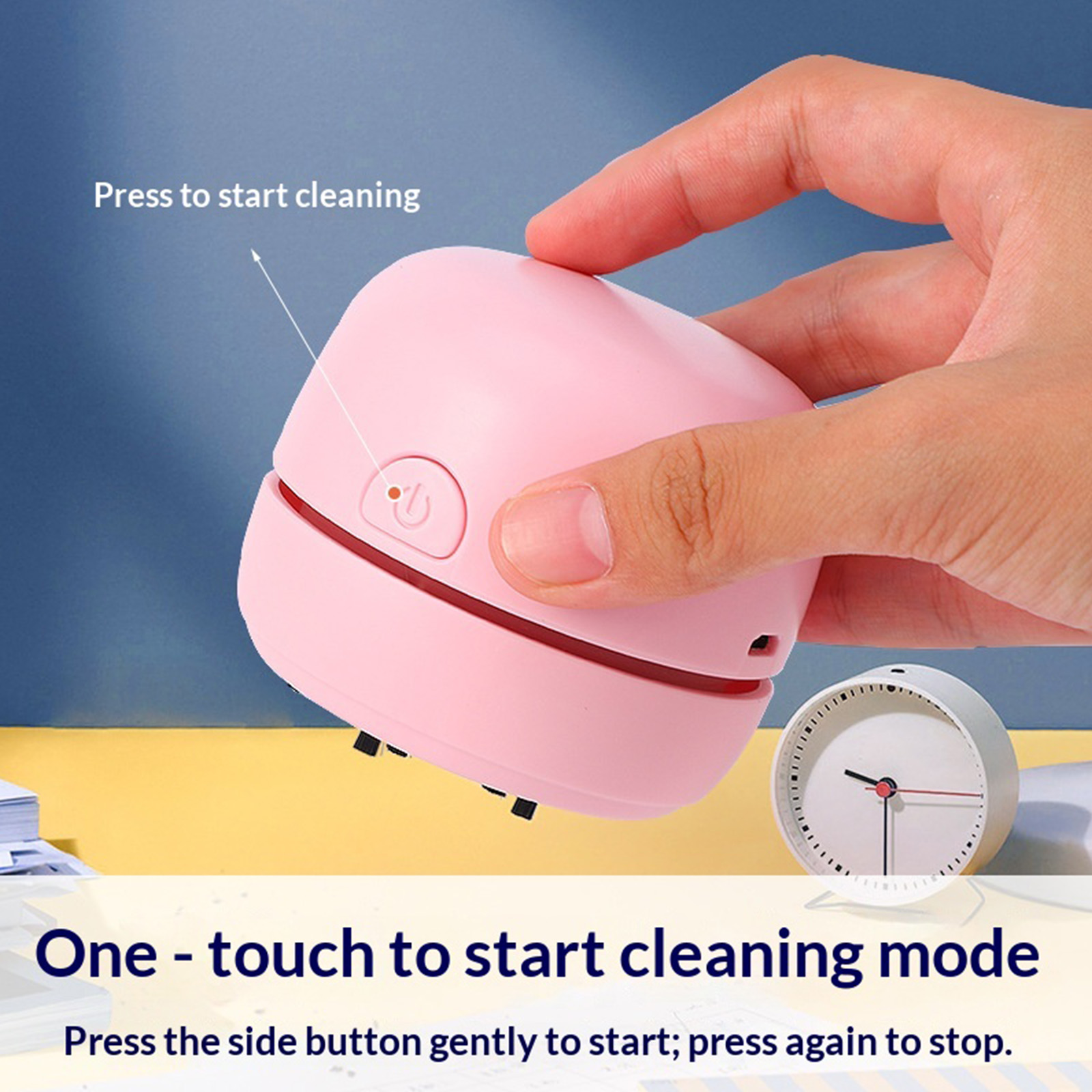 Bezprzewodowy, ręczny, miniatu – Mini Desktop Vacuum Cleaner For Eraser Dust recenzja i cena