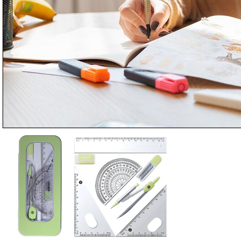 Zestaw geometrii |   Zestawy d – Math Geometry Set With Compass recenzja i cena