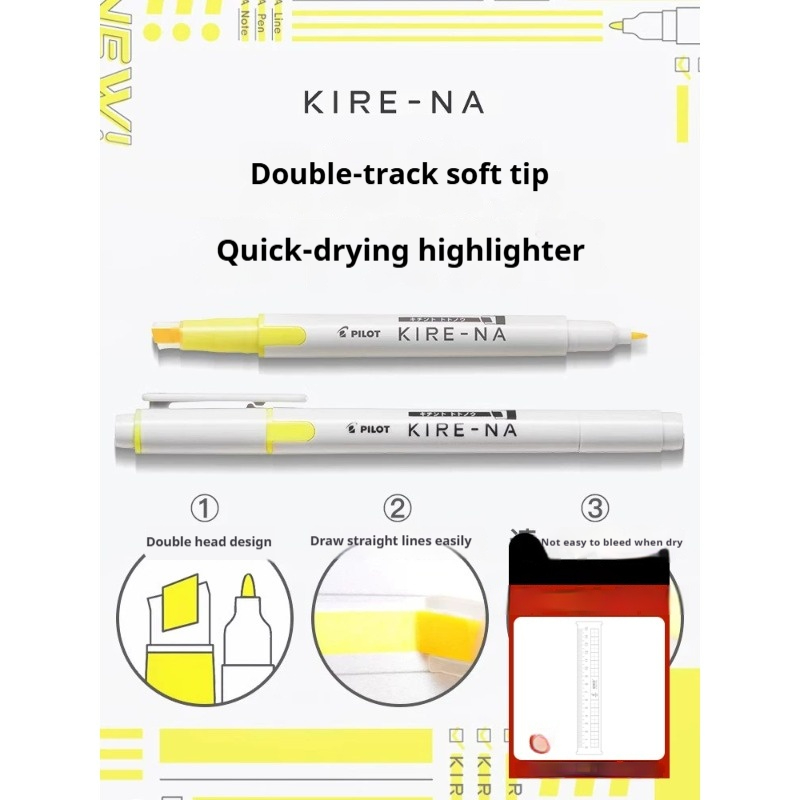 1/3/4/5/10 SZT. Zestaw Zakreśl – Pastel Highlighter Set Double Ended recenzja i cena
